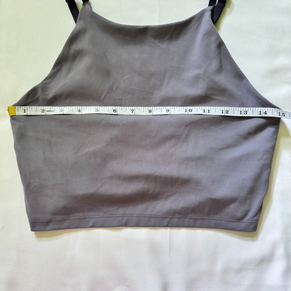 Athleta Crop Tank Intention Top High Neck Women's Size Medium - Picture 4 of 6